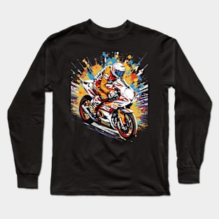 Motor Biker Long Sleeve T-Shirt